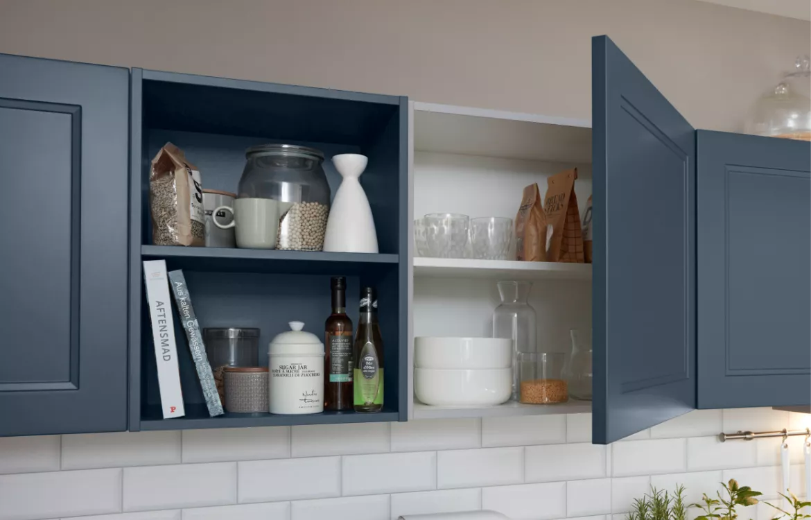 Atrium Trend Landhausküche fjordblau