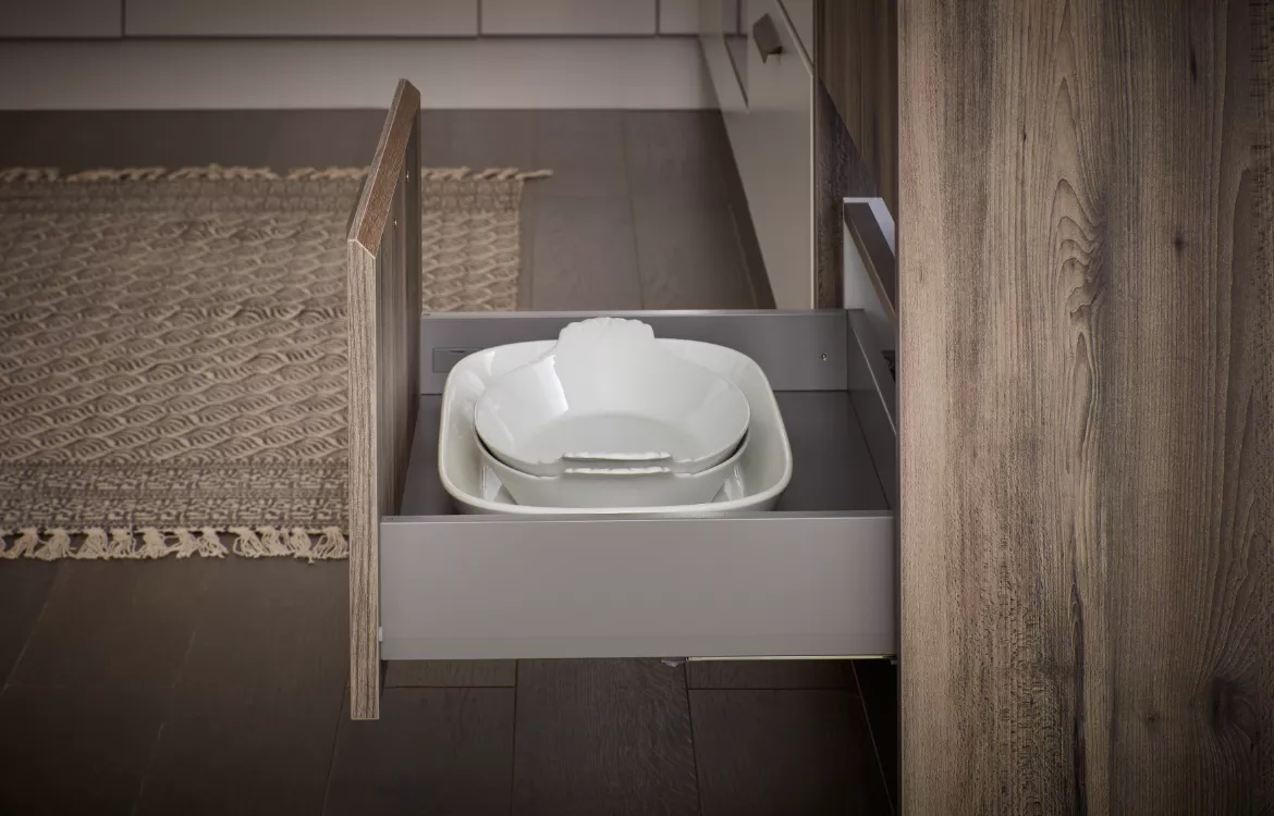 Aktuelle Küche Seidenweiß