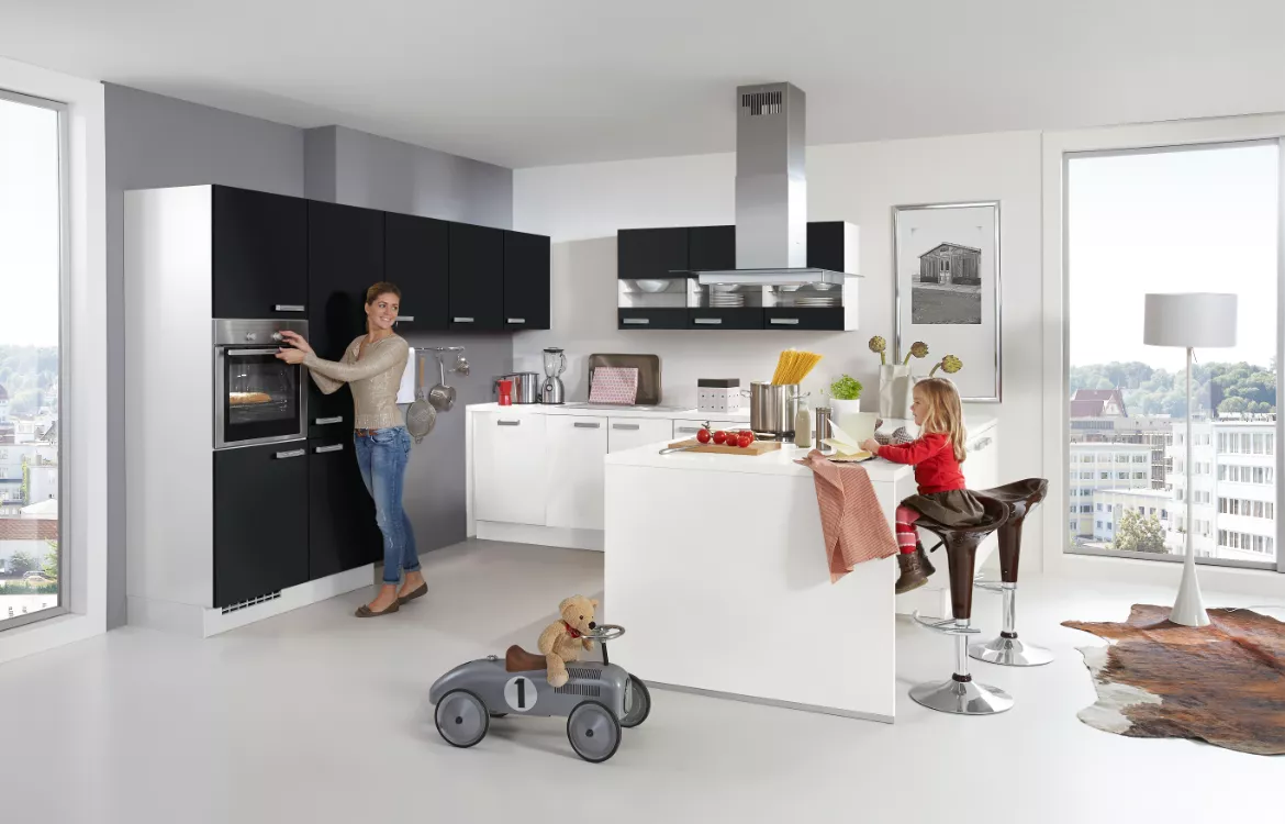 Familienküche mit großzügiger Planung