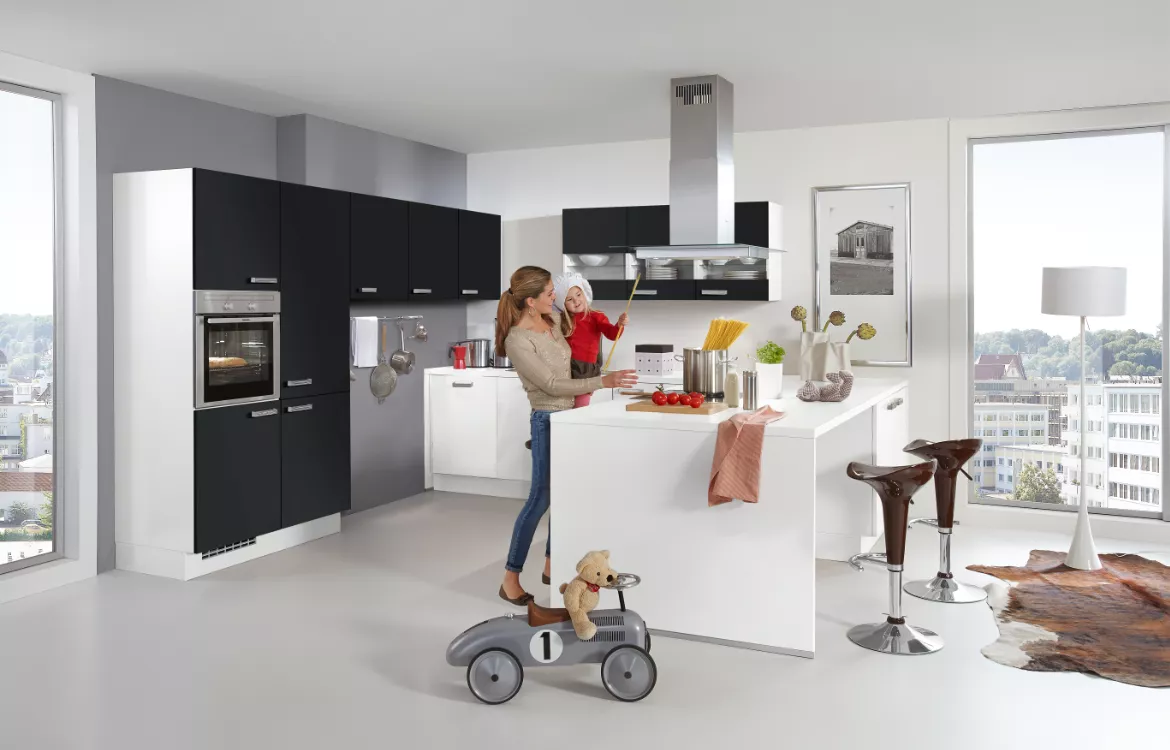 Familienküche mit großzügiger Planung