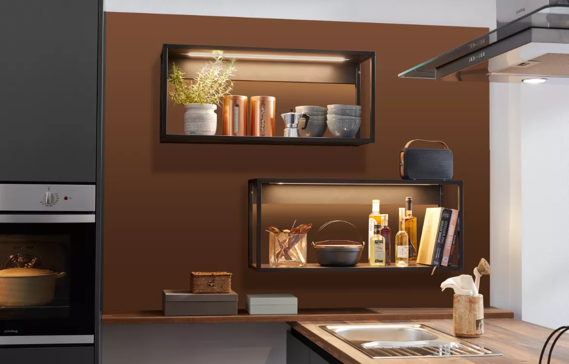 Elegante Atrium-Küche