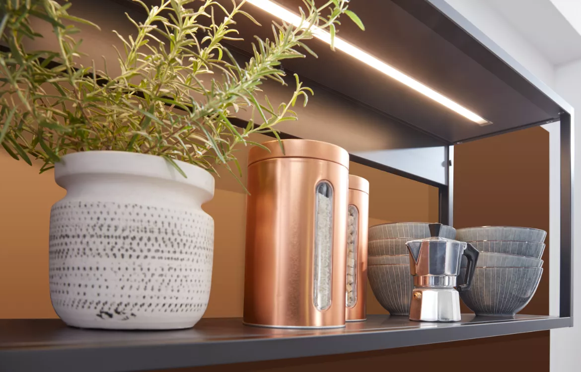 Elegante Atrium-Küche