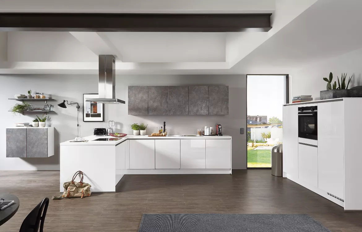 Grifflose Küchenkombination