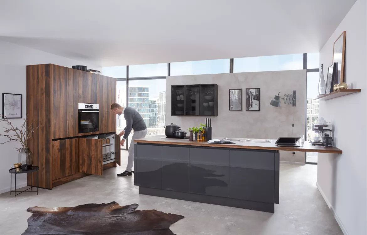 Kontraststark kombinierte WERT-KÜCHE