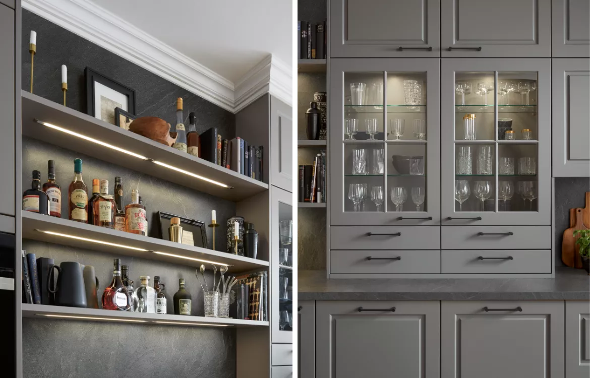 Landhausküche Atrium Aktuell mit viel Stauraum